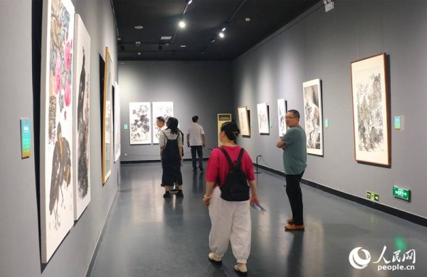 纪念齐白石诞辰160周年 湖南湘潭举办全国书画名家特邀展