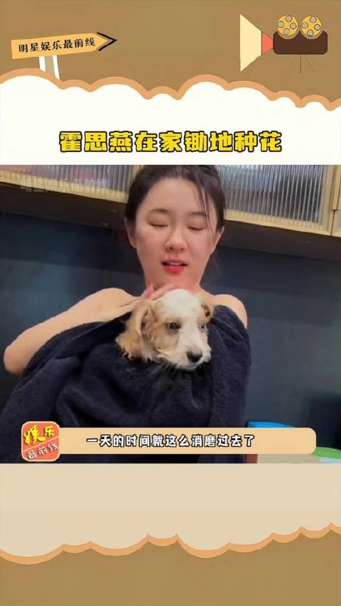  明星大咖霍思燕 在家锄地种花，现在圈内最悠闲幸福的女人…