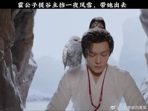 霍公子提谷主挡一夜风雪，带她出去