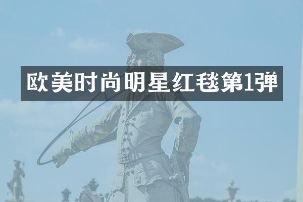 欧美时尚明星红毯第1弹