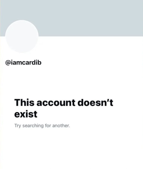 Cardi B 注销社交媒体账号！