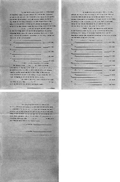 这是张学良的英文遗嘱三页文件中的第一页。在遗嘱中，张学良要按照比例分割财产、有价证券和现金并指定纽约两位律师执行遗嘱