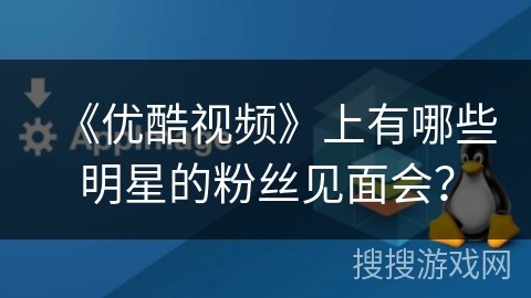 《优酷视频》上有哪些明星的粉丝见面会？