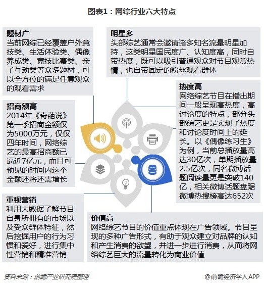 图表1：网综行业六大特点