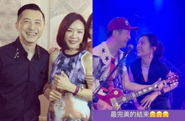 庾澄庆2016年和张嘉欣结婚。（图／翻摄自关颖TerriKwan微博、 IG）