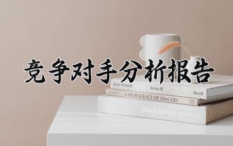 竞争对手分析报告 竞争分析模板范文 (6篇）