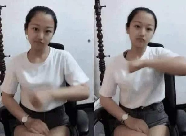 当“西瓜妹”摘下了她的眼镜，网友看后：你还是戴上吧