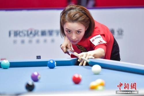 潘晓婷的眼神里总是充满杀气。(资料图)<a target='_blank' href='http://www.chinanews.com/'>中新社</a>记者 骆云飞 摄