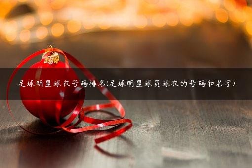 足球明星球衣号码排名(足球明星球员球衣的号码和名字)