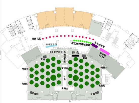 地下宴会厅平面图