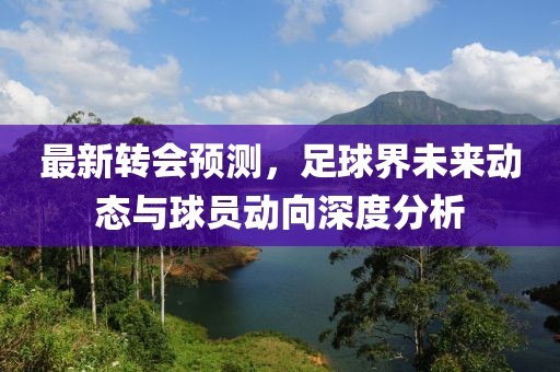 最新转会预测，足球界未来动态与球员动向深度分析