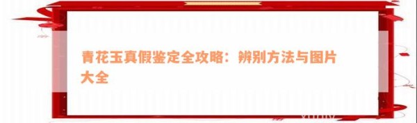 青花玉真假鉴定全攻略：辨别方法与图片大全