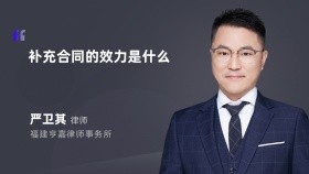 补充合同的效力是什么