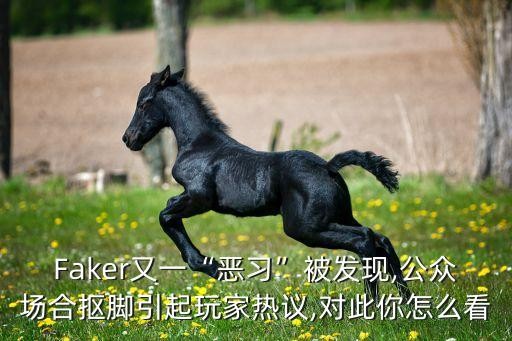 Faker又一“恶习”被发现,公众场合抠脚引起玩家热议,对此你怎么看