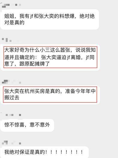 网曝总裁夫人决定离婚？更换与蒋凡情侣头像，张大奕成功上位？