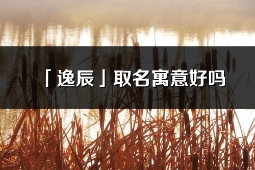 「逸辰」取名寓意好吗_逸辰名字含义及寓意