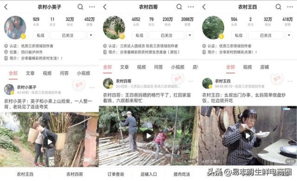 为什么“农村四哥”是头条最火热的三农自媒体，看看他的成功之道