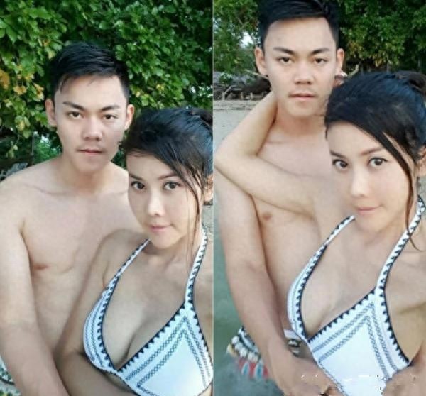 泰国女明星有两个儿子与小23岁男友恋爱，网友：看起来像同龄人