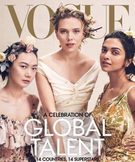 杨颖解锁美版Vogue，上榜全球超级明星惹争议，被吐槽的有点尴尬