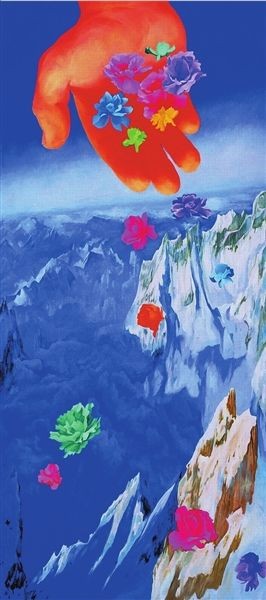 方力钧《2002.1.30》布面油画2002年作