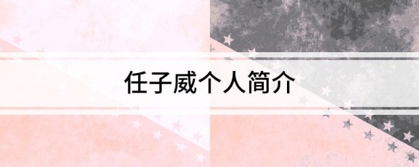 任子威个人简介