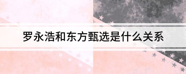 罗永浩和东方甄选是什么关系