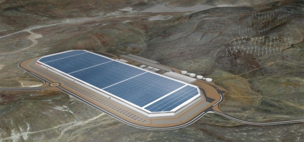 ▲特斯拉超级电池工厂Gigafactory1