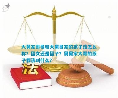 大舅家哥哥和大舅哥家的孩子该怎么称？侄女还是侄子？舅舅家大哥的孩子我该叫什么？