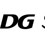 DG Star字体基本拉丁文区块,DG Star Regular字体基本拉丁文区块,DGStar