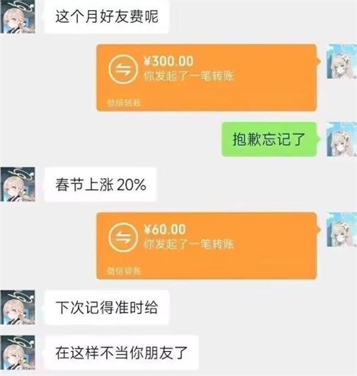 好友费是什么梗