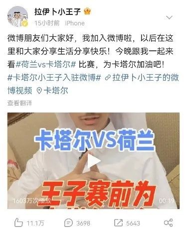 明查｜王子还是网红？卡塔尔“馄饨皮小王子”究竟是谁？