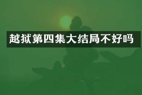 越狱第四集大结局不好吗