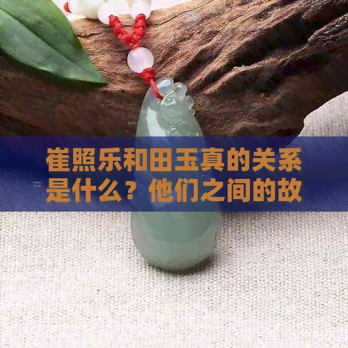 崔照乐和田玉真的关系是什么？他们之间的故事背景和发展如何？