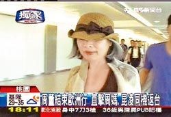 “新Ｊ女郎”陪周妈返台未否认与周杰伦欧洲之旅