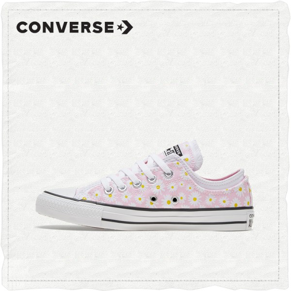 21日0点、双11预售： CONVERSE 匡威 All Star 568499F 小雏菊帆布鞋