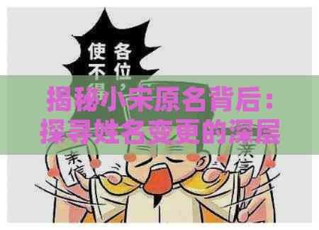 揭秘小宋原名背后：探寻姓名变更的深层故事