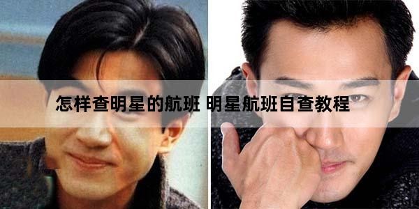 怎样查明星的航班 明星航班自查教程