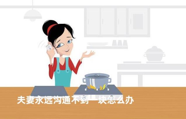 夫妻永远沟通不到一块怎么办