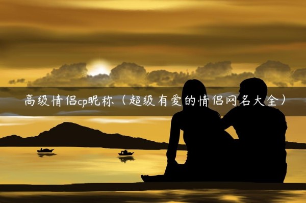 高级情侣cp昵称（超级有爱的情侣网名大全）