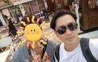 林峯张馨月一家泰国度假