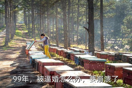 99年，被逼婚怎么办，要崩溃了