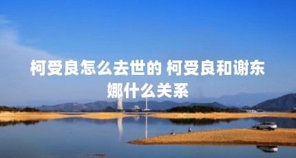 柯受良怎么去世的 柯受良和谢东娜什么关系