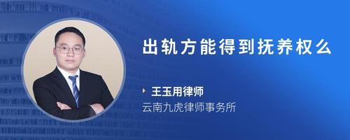 出轨方能得到抚养权么