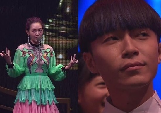 金曲奖颁奖礼上，小s大开苏打绿主唱吴青峰的玩笑，并不断喊“峰姐”。图片来自网络