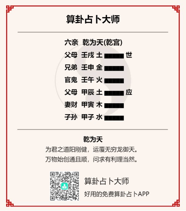 易经乾为天卦详解男女感情，乾卦测男女感情顺利吗？