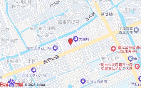 大明星娃娃屋(大融城店)位置示意图