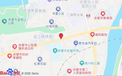 明星茶业位置示意图