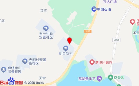 明星商业广场位置示意图
