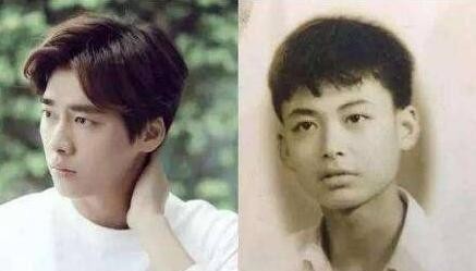 八对明星父子，金城武和爸爸几乎一模一样，最后一对老爸比儿子帅