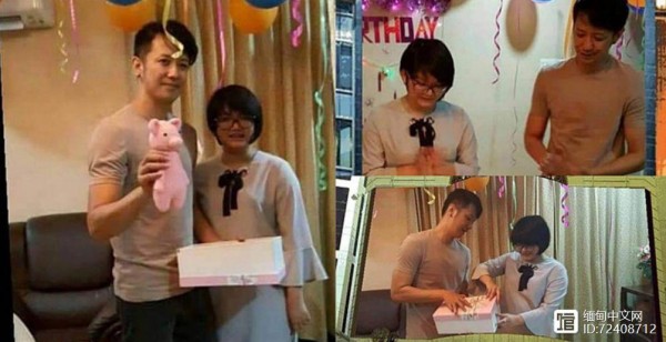 缅甸著名男星‪Sai Sai为白血病粉丝过生日，感动不少人